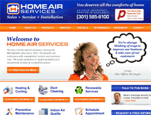 Tablet Screenshot of homeairservices.com